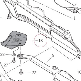 Mudflap bottom 46016321A