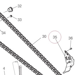 Chain cover 46016391A