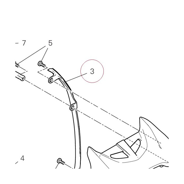 Left holder 46016911A