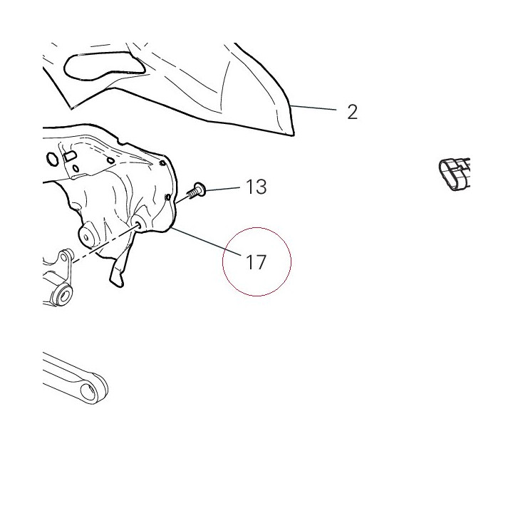 Heat guard 46017173AA
