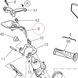 Cover, ignition switch 4601A883A