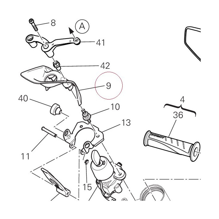 Cover, ignition switch 4601A883A