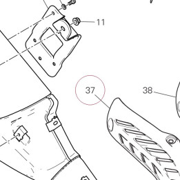 Heat guard upper vertical 4601B881A