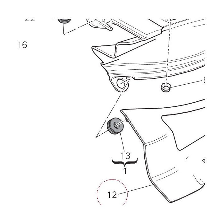 Cover, battery 4601C421AA