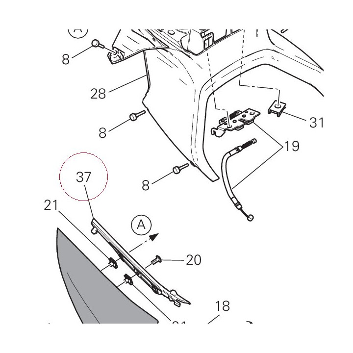 Cap right 4601C961A