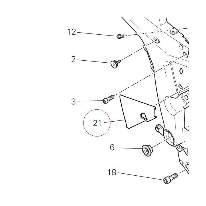 Heat guard right 4601D062A
