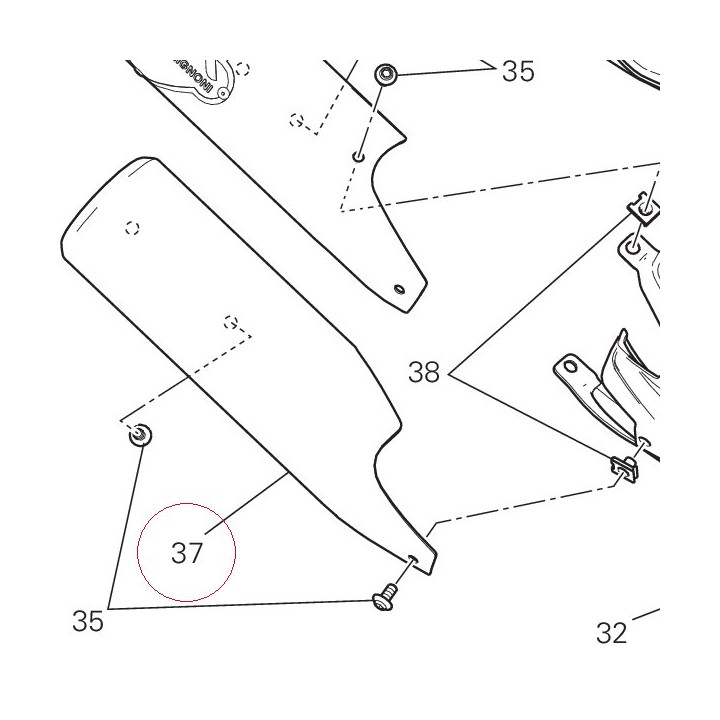Cover, exhaust 4601D501AB