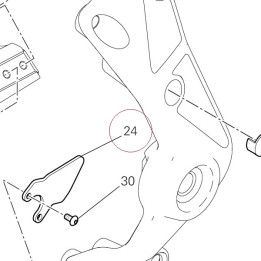 Heel guard front left 4601D801AA