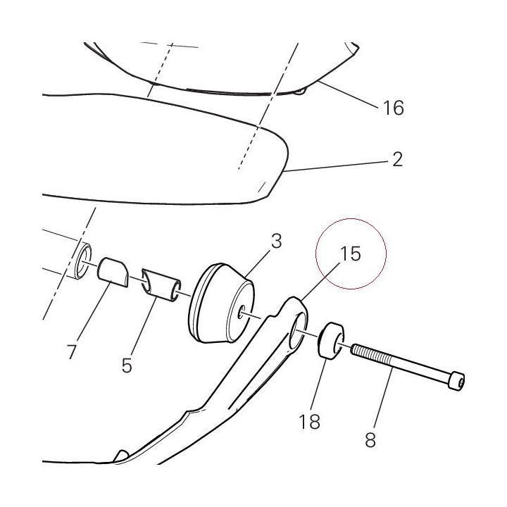 Guard, knuckle, left 4601E111A