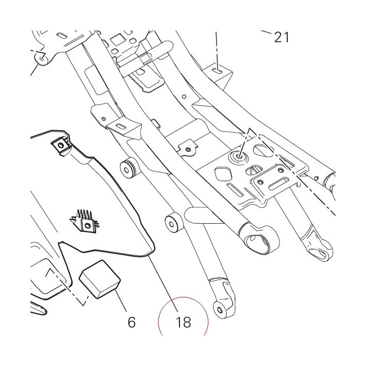 Mudflap bottom 4601E212B
