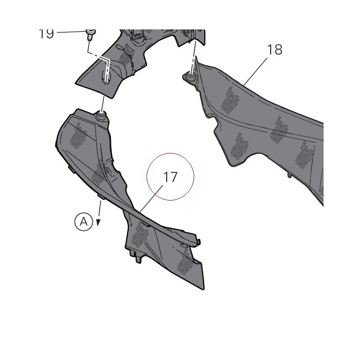 Right cover 4601E532AA