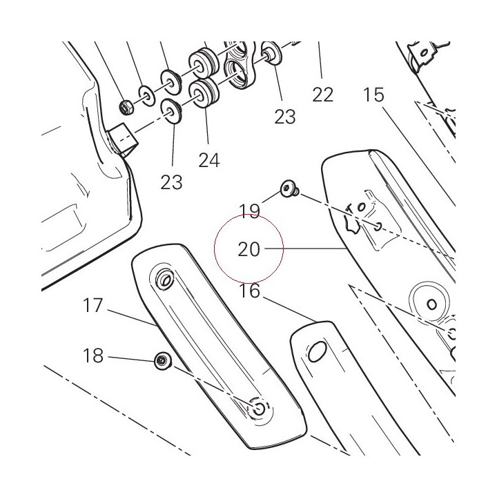 Heat guard bottom 4601E721AA