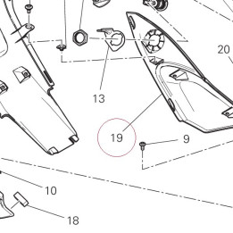 Cover, frame left 4601E761A