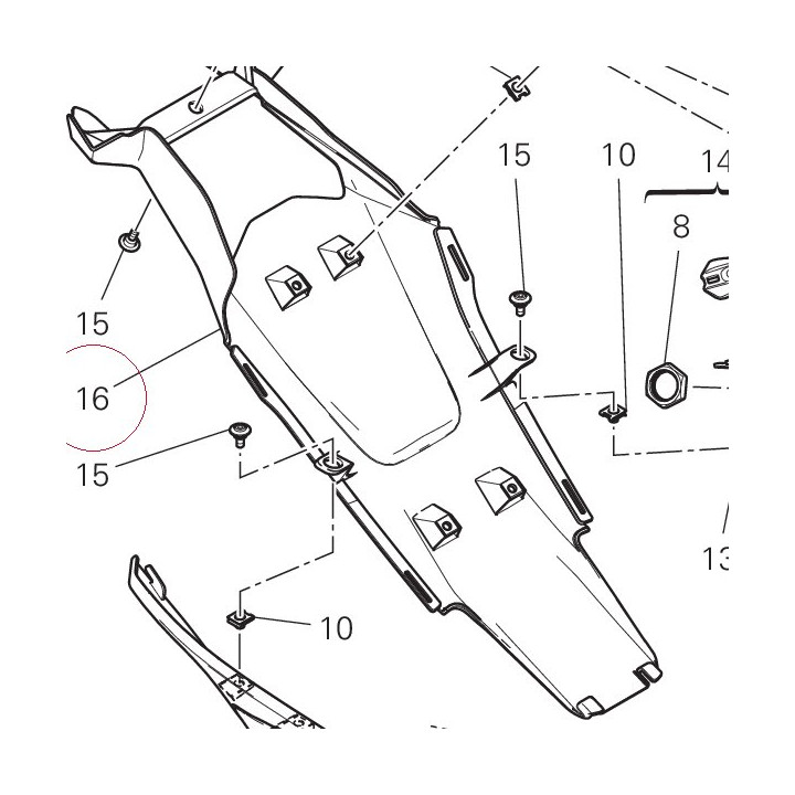 Mudflap bottom 4601E771B
