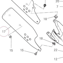 Cover, exhaust 4601E962BA