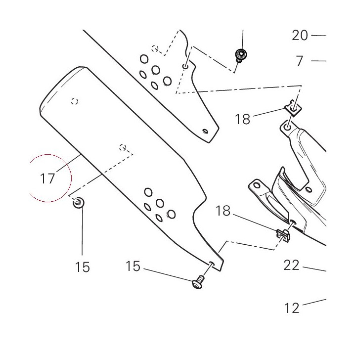 Cover, exhaust 4601E962BA