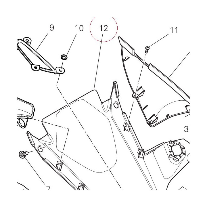 Mudflap bottom 4601F121A