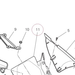 Mudflap bottom 4601F121B
