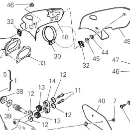 Heat guard left 4601F311B
