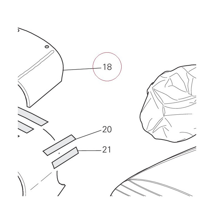 Cover seat 4601F371AA