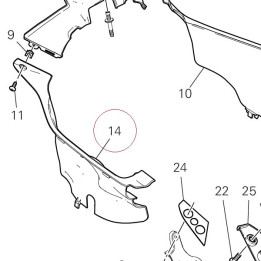 Cover, body cowl right 4601G202A