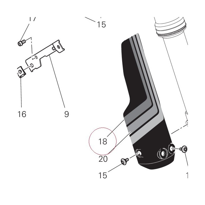 Right cover 4601G591AA