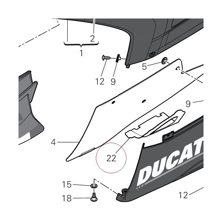 Thermoreflecting protection 4601G782B