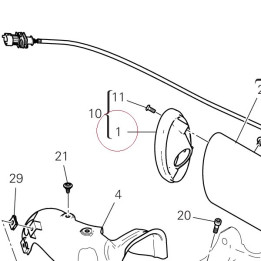 Silencer endcap 4601H032AA