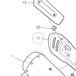 Heat guard upper 4601H821AA