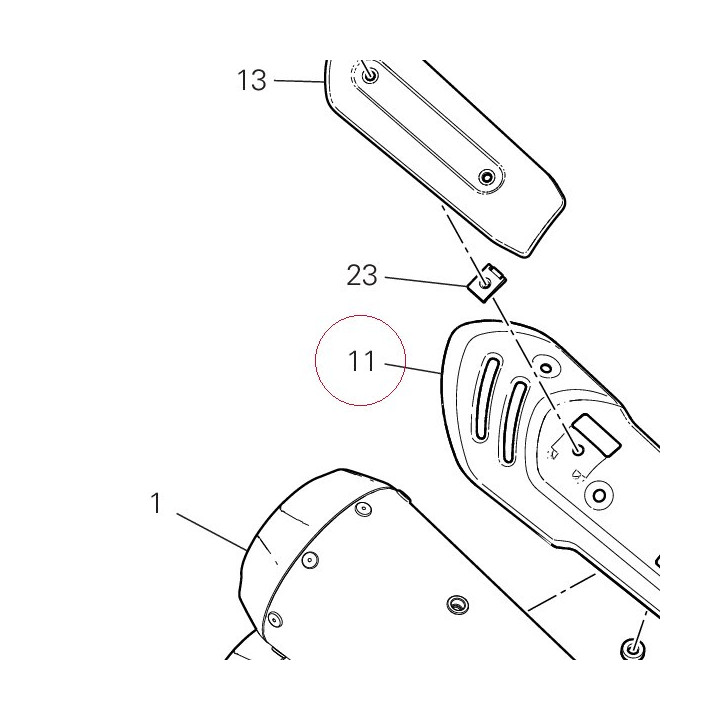 Heat guard upper 4601H821AA