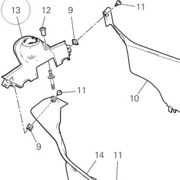 Cover, ignition switch 4601I361CA