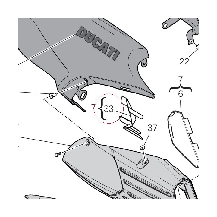 Net rear right 4601L032AA