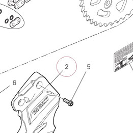 Chain pinion cover 4601L082A