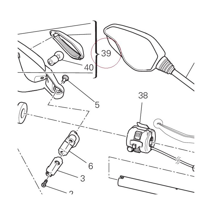 Guard, knuckle, left 46029911B