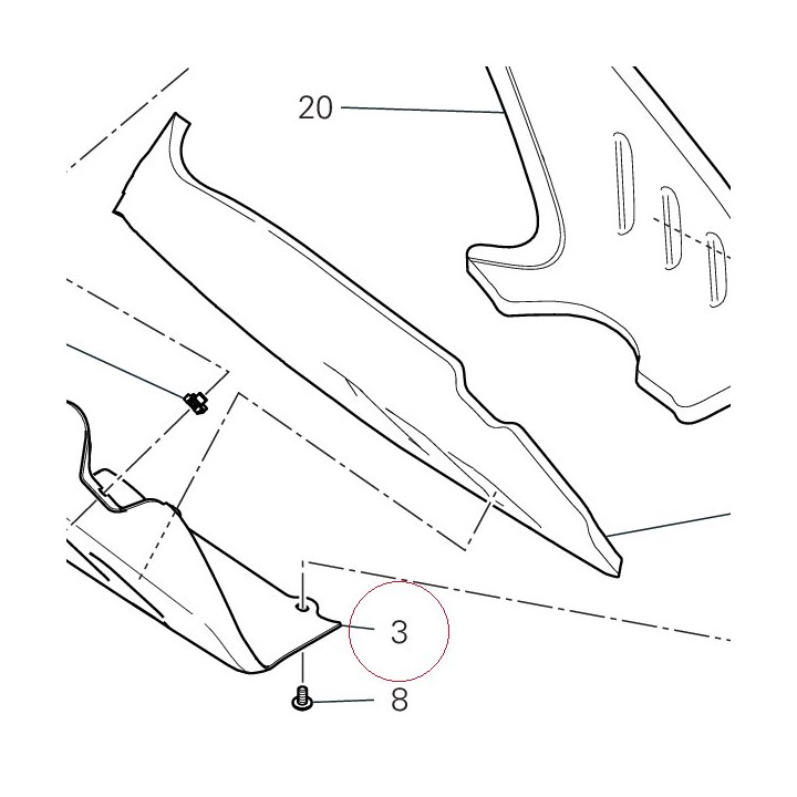 Cap right 4602I011AA
