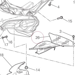 Cowling, inner left 460Z0021B