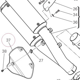 Heat guard 46110331B