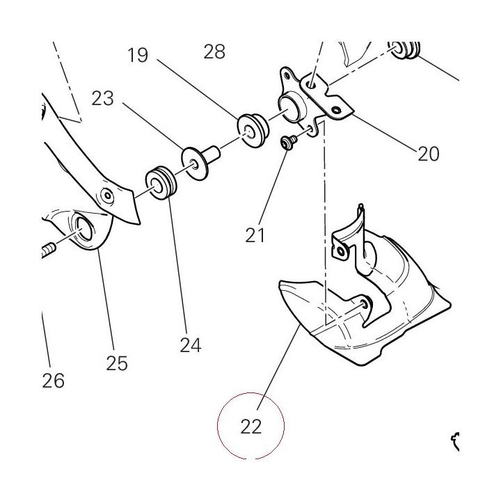 Heat guard 46110422C