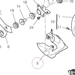 Heat guard 46110423C