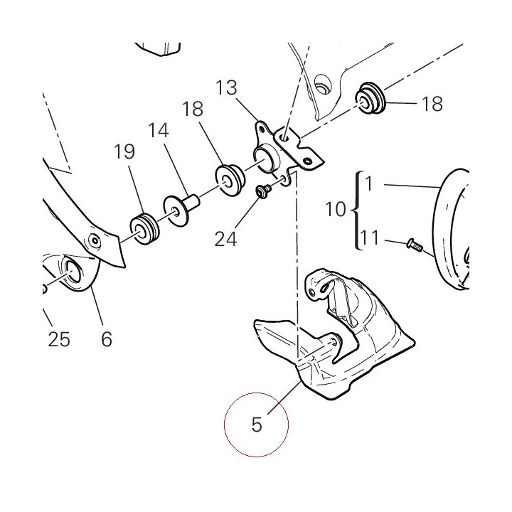 Heat guard 46110424C