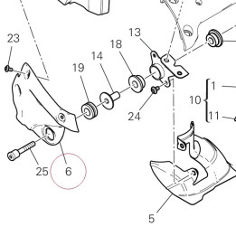 Heat guard vertical 46110801AA