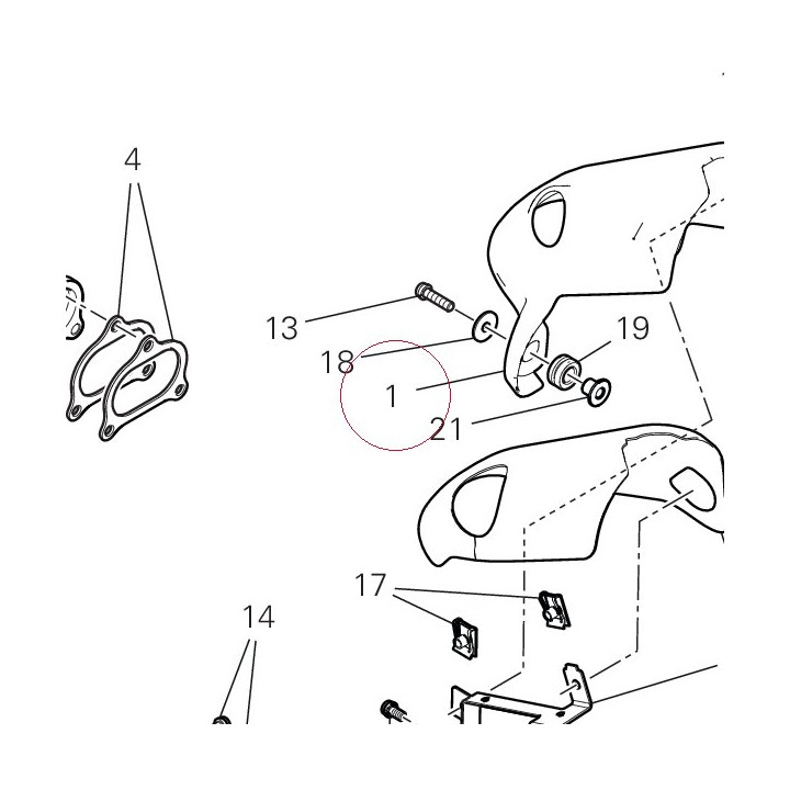 Heat guard vertical 46111121B