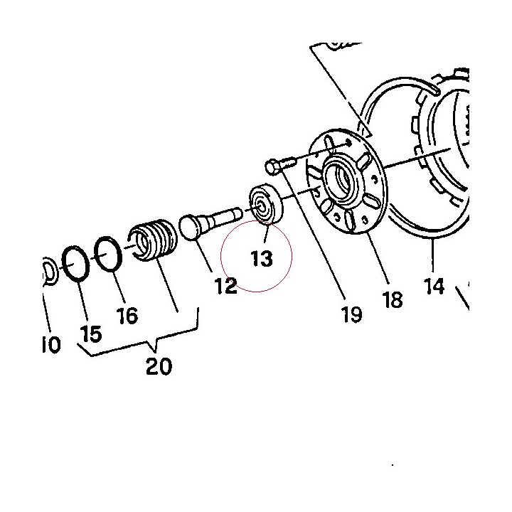 Bearing 46370088A
