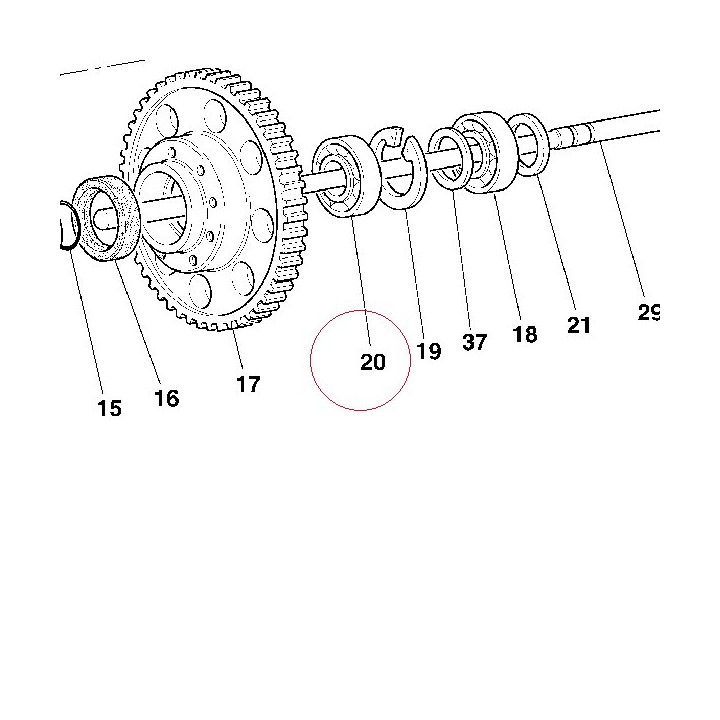 Ball bearing 16005 46370226A