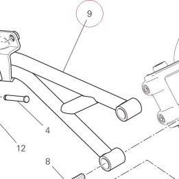Rear right plate 46510751BA