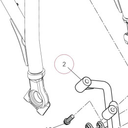 Rear left foot-rest 46511011AA