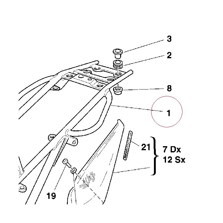Frame blue 47010772AU