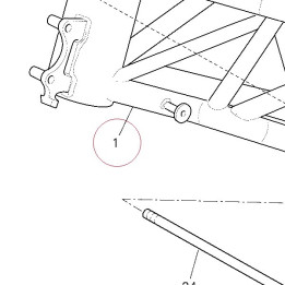 Frame red 47011873BA