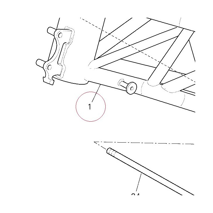 Frame red 47011873BA