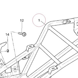 Rear frame 47011902A